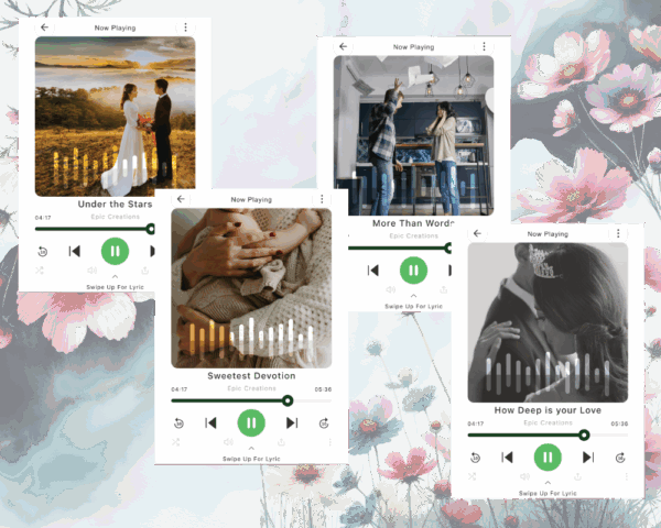 3.5" x 5" Music Streaming Framed Flex Magnet