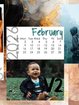 3.5" x 5" 2026 Calendar Flex Magnet